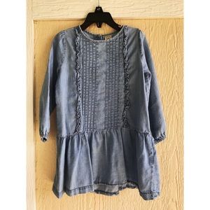 Blue denim dress size 3T little girl